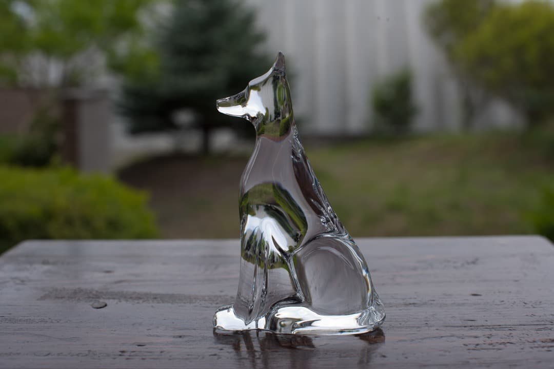 ■   新品同様！！ バカラ シェパード イヌ dog  犬 Baccarat