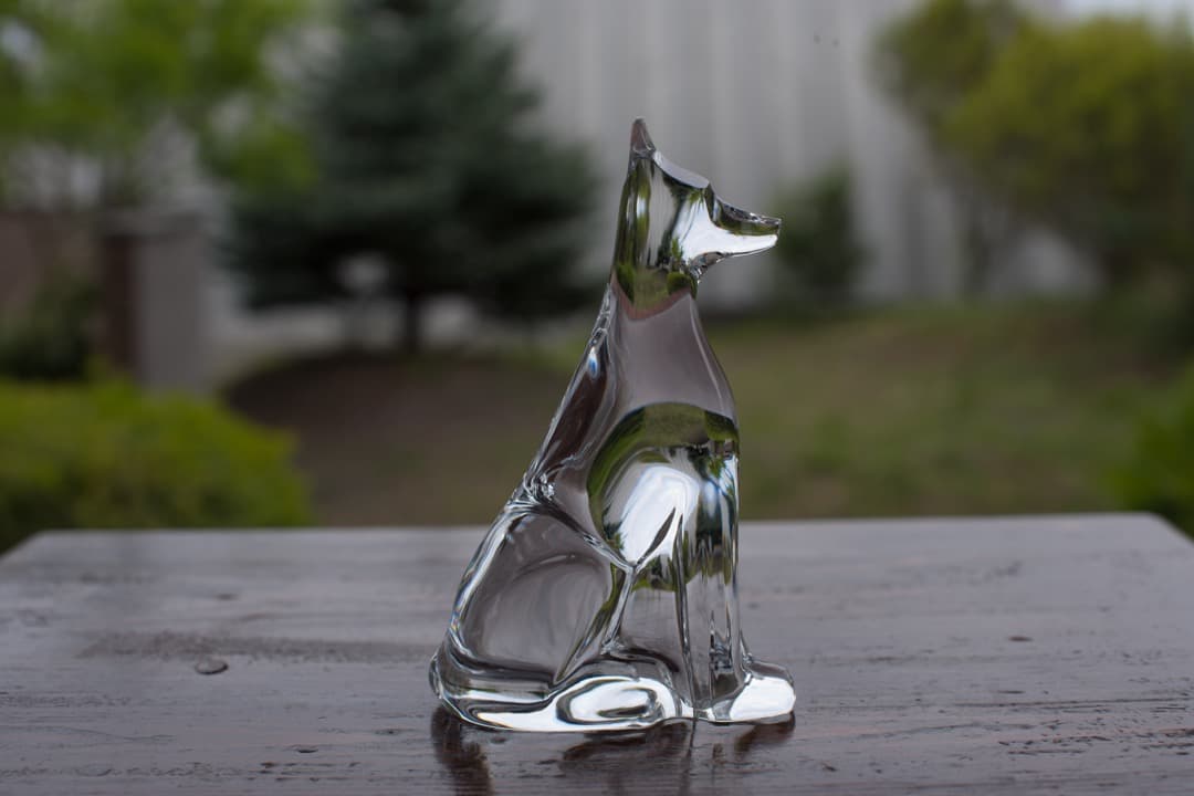 ■   新品同様！！ バカラ シェパード イヌ dog  犬 Baccarat