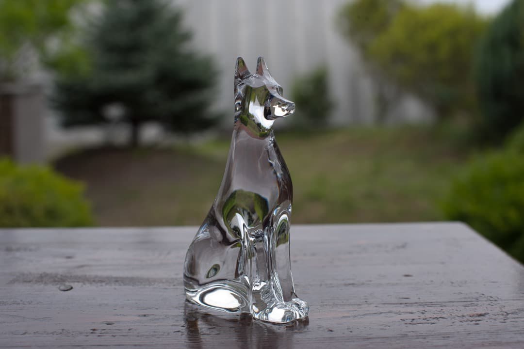■   新品同様！！ バカラ シェパード イヌ dog  犬 Baccarat