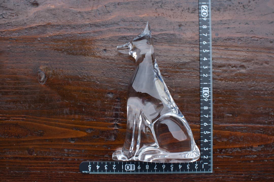 ■   新品同様！！ バカラ シェパード イヌ dog  犬 Baccarat