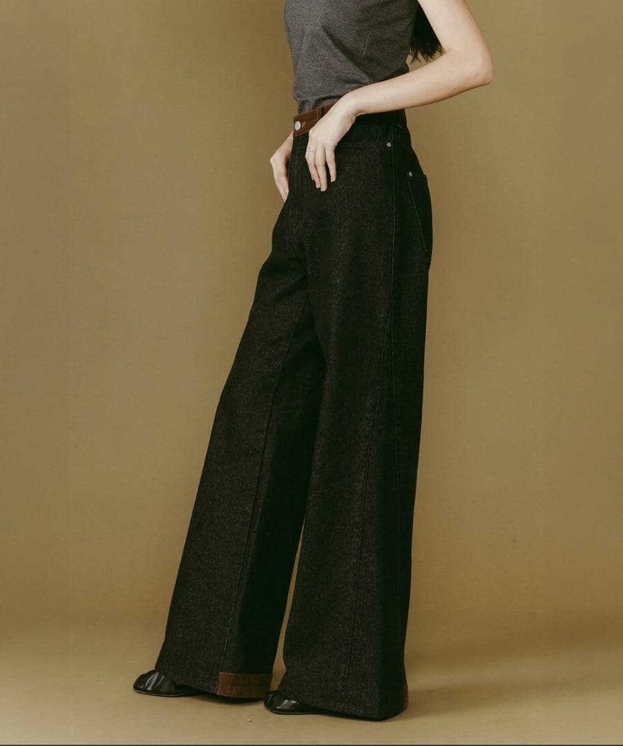 【週末価格】Knuth Marf denim baggy pants XS