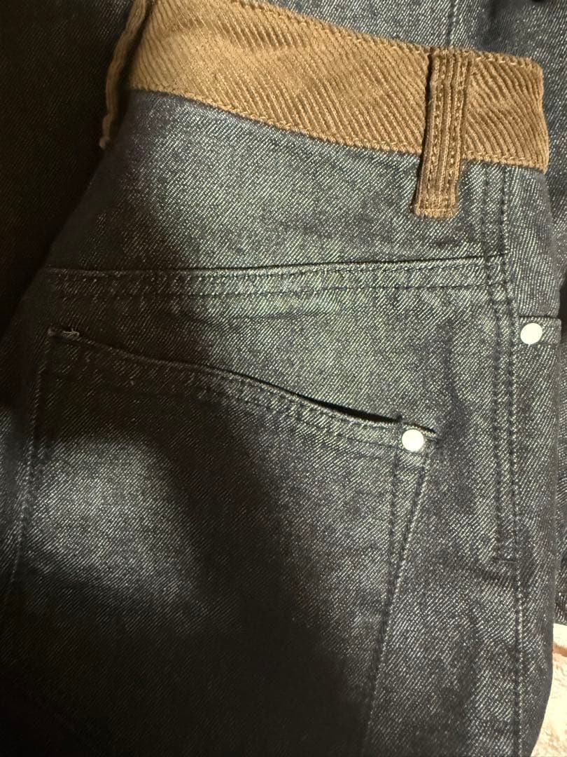 【週末価格】Knuth Marf denim baggy pants XS