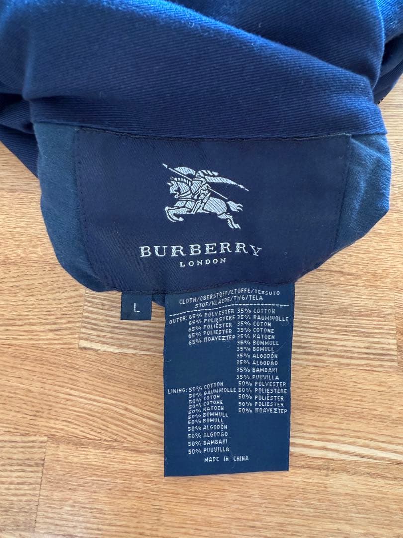 BURBERRY LONDON スイングトップ リバーシブル ノバチェック L
