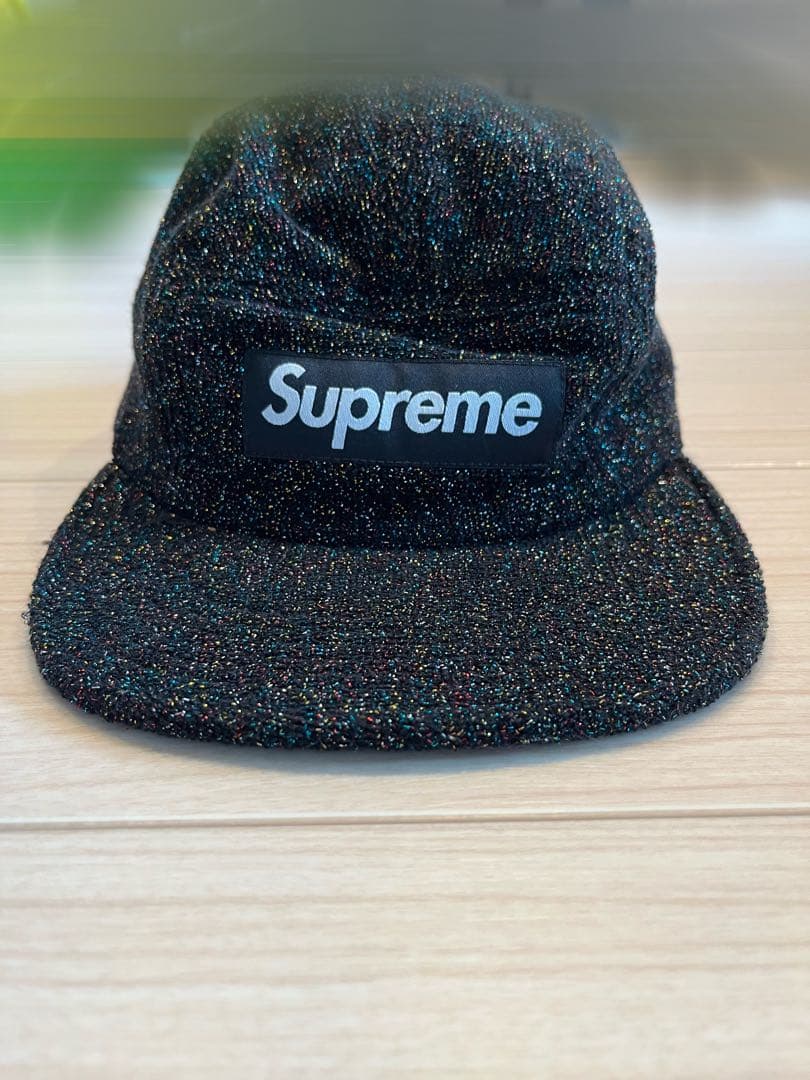 【Supreme】 Glitter Terry Camp Cap