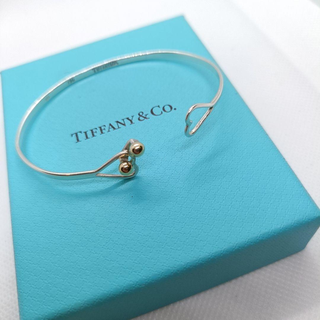 美品✨️　ティファニー　ラブノット　ブレスレット　ゴールド　シルバー　コンビ