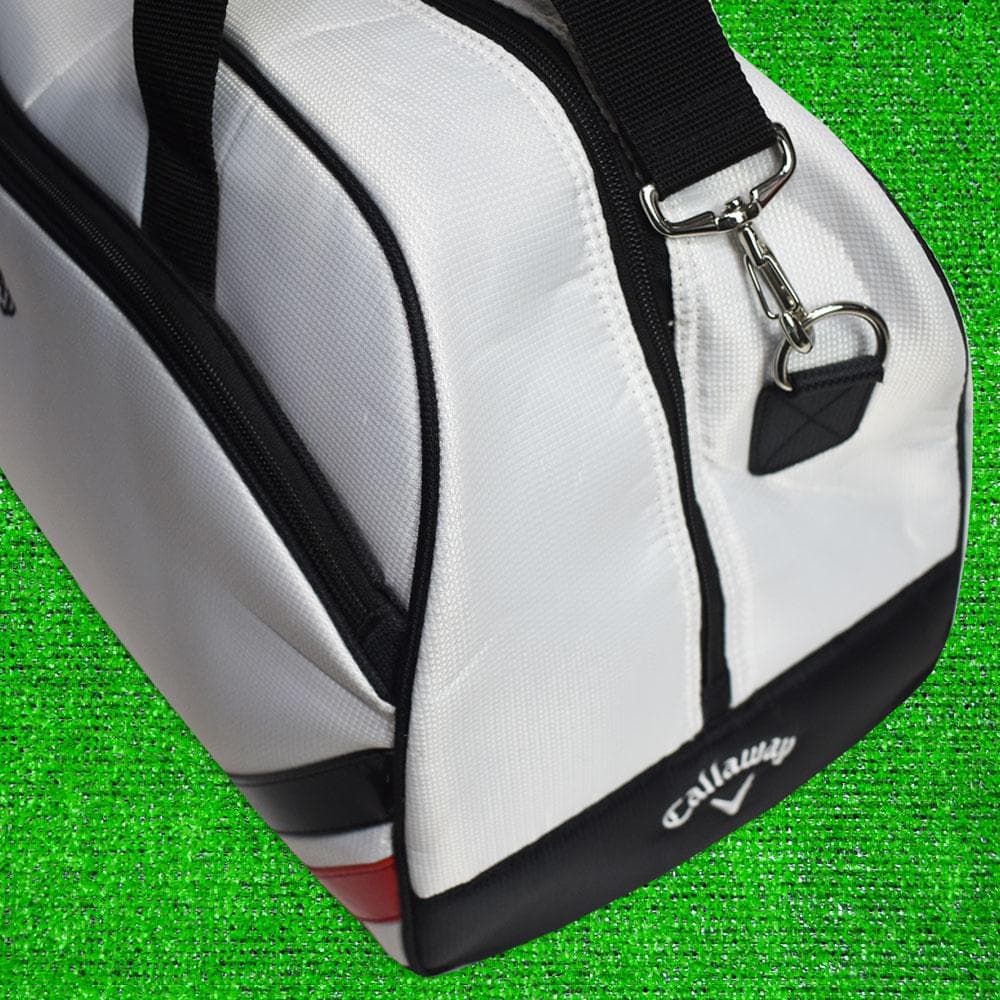 Callaway キャロウェイ ゴルフ ボストンバッグ【ホワイト】美品！