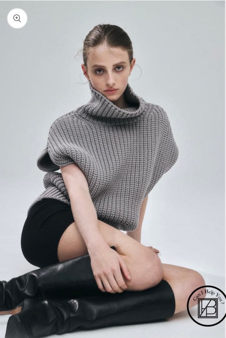 laubeblanc⭐︎ High-neck Knit Tops