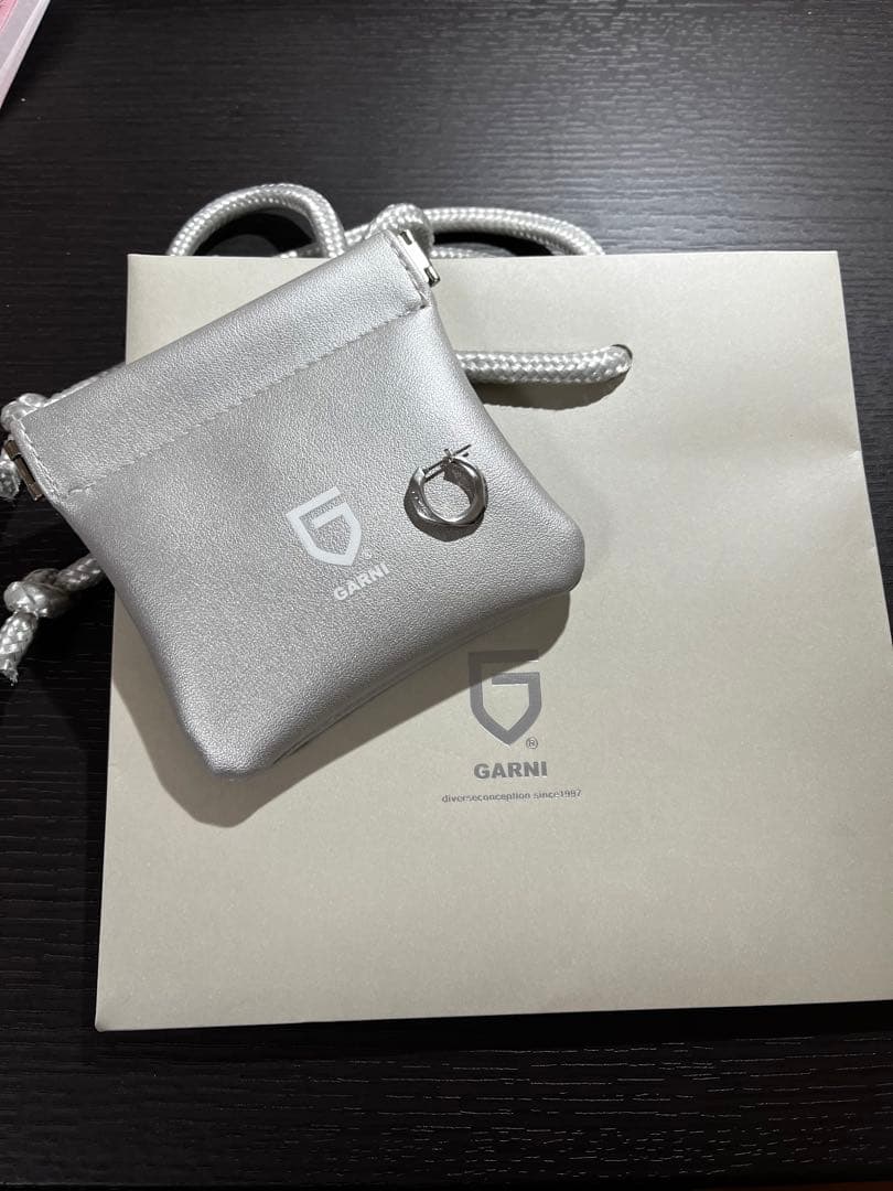 GARNI シルバー フープピアス 左耳用 L