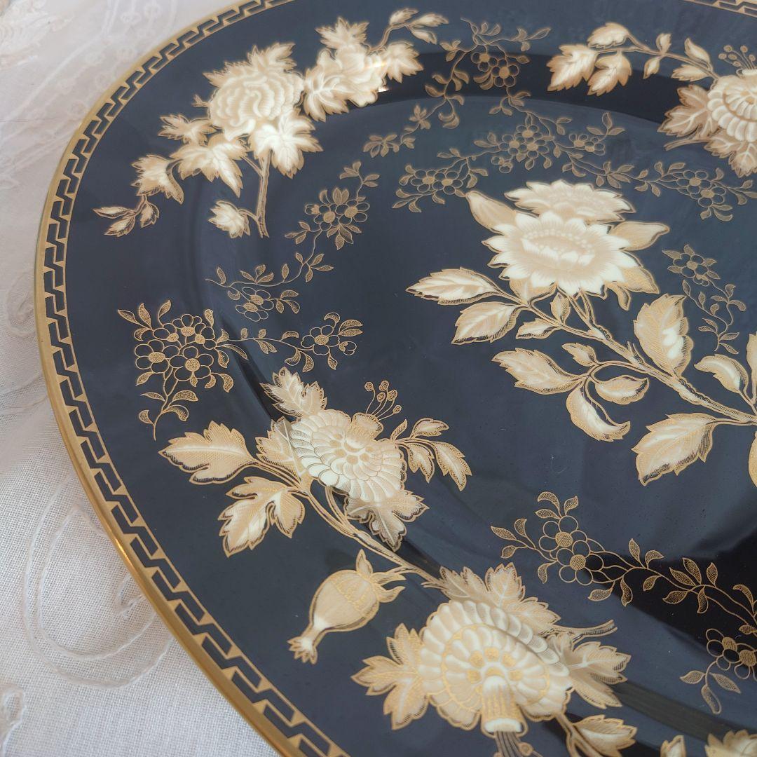 ウエッジウッド　トンキン ブラック　オーバル皿　大皿　希少　廃盤