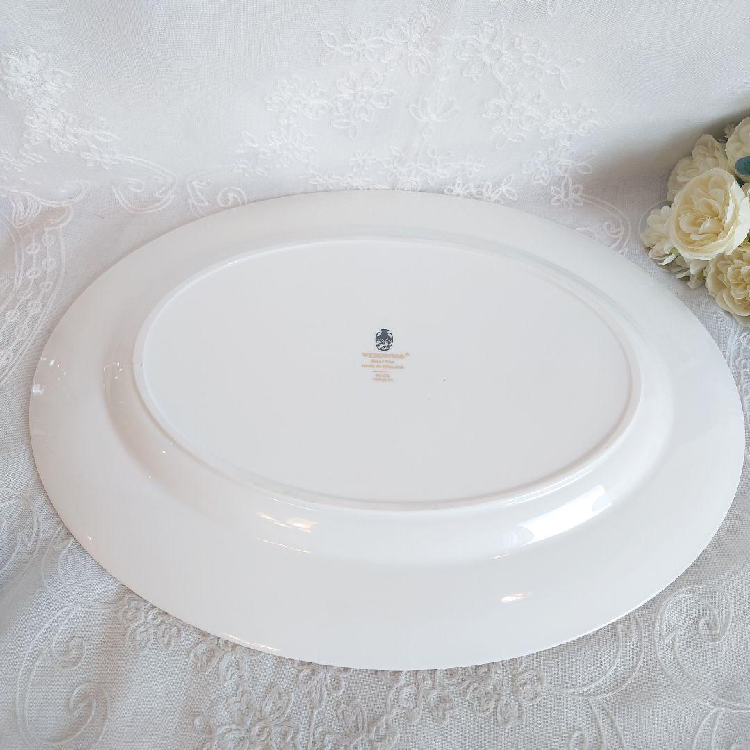 ウエッジウッド　トンキン ブラック　オーバル皿　大皿　希少　廃盤