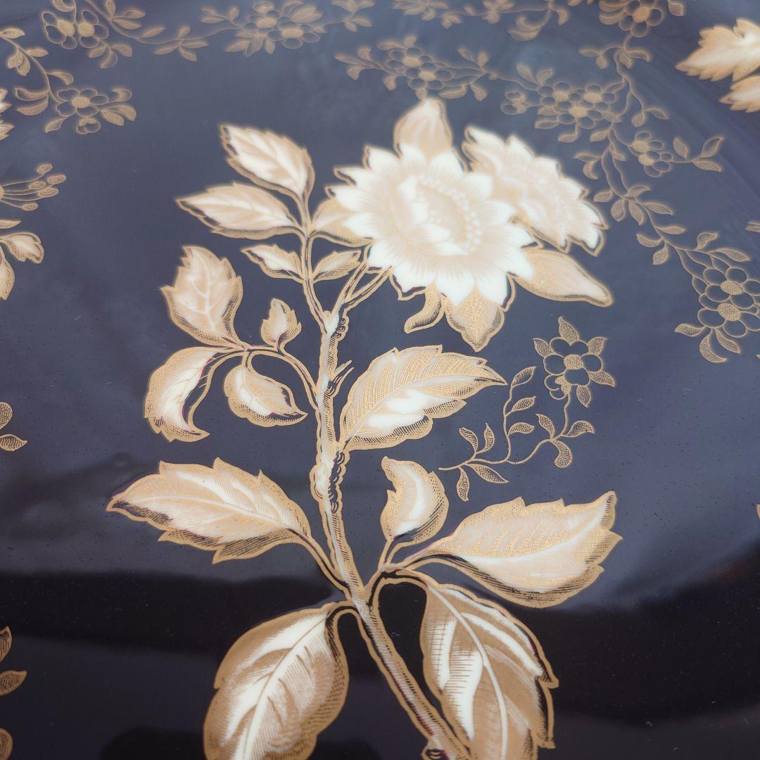 ウエッジウッド　トンキン ブラック　オーバル皿　大皿　希少　廃盤