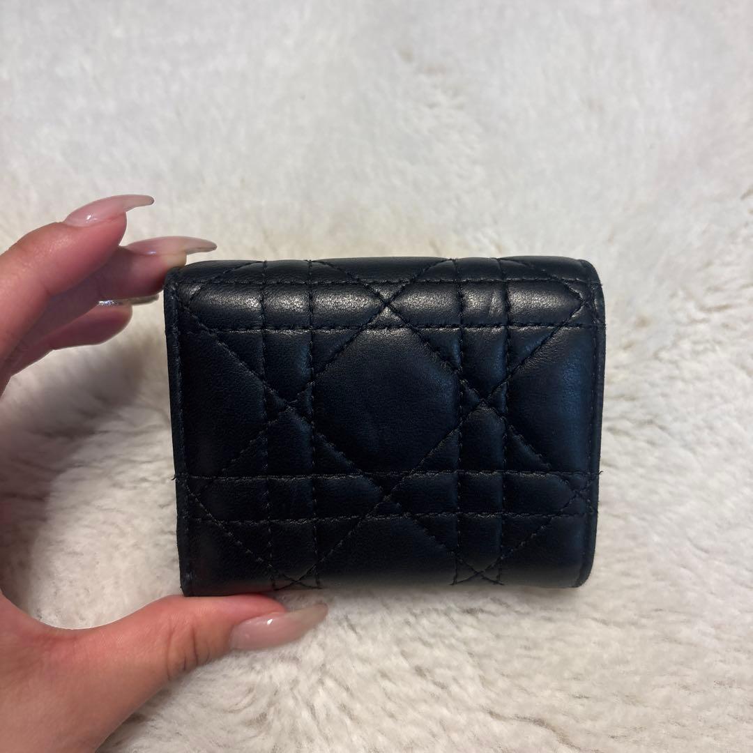 Christian Dior 二つ折り財布 黒