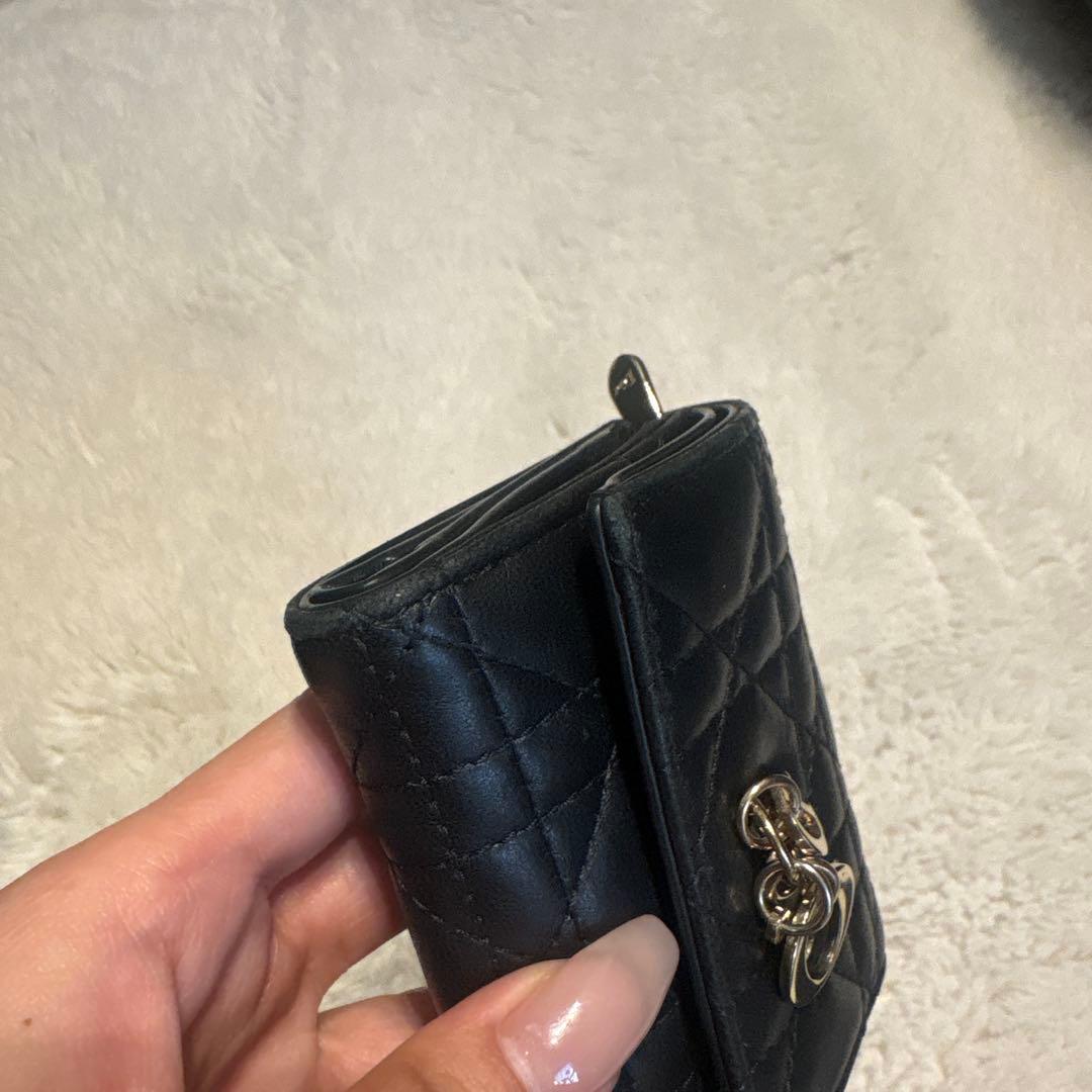 Christian Dior 二つ折り財布 黒