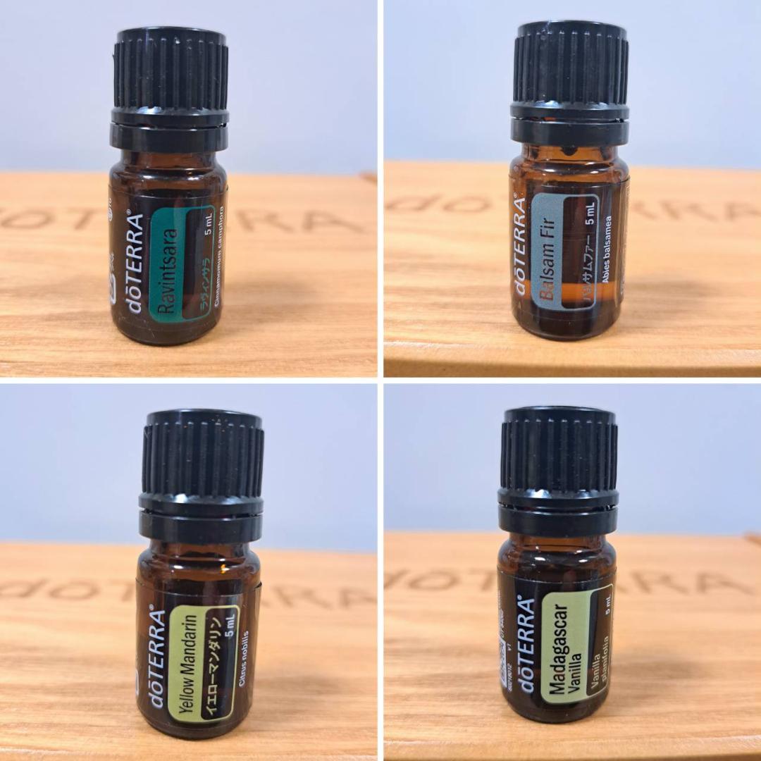 doterra　オイル52本　ロールオン8本　まとめ売り　ウッドボックス3段付