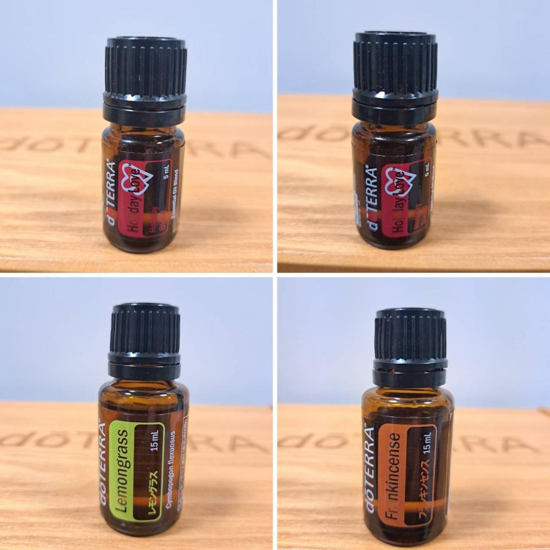 doterra　オイル52本　ロールオン8本　まとめ売り　ウッドボックス3段付