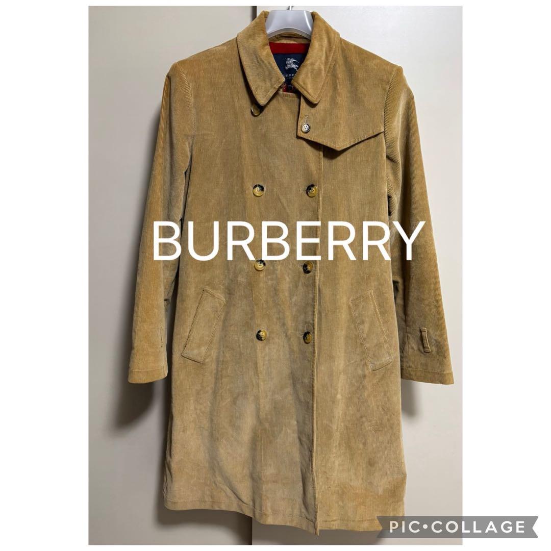 BURBERRY バーバリー　コーデュロイ　ダブルブレストコート　ヴィンテージ