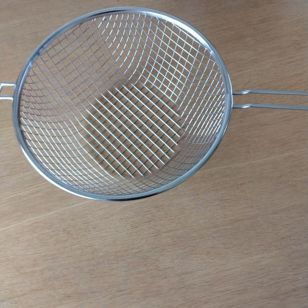 週末お値下げ【超美品】鉄揚げ鍋セット(22cm)　la base /ラバーゼ