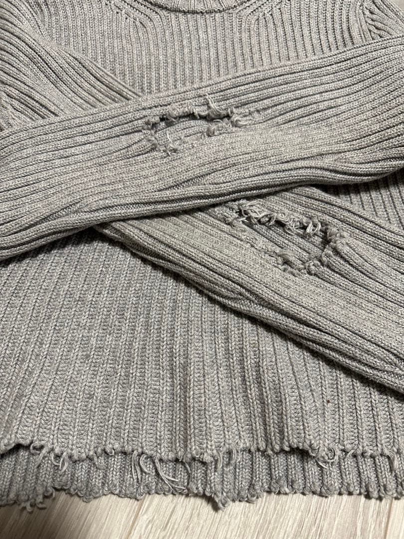 MM6 Maison Margiela グレー デザインセーター M