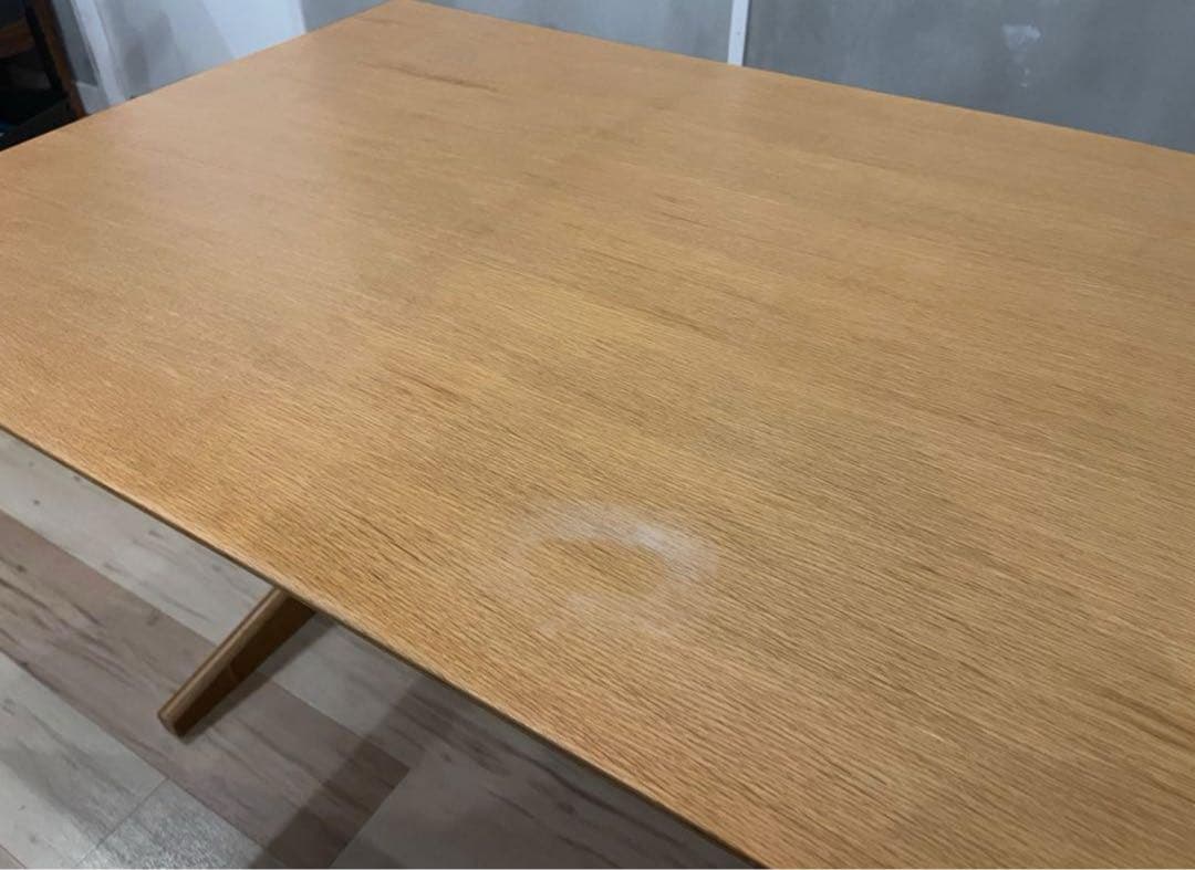 無印良品 リビングでもダイニングでもつかえるテーブル・４・オーク材