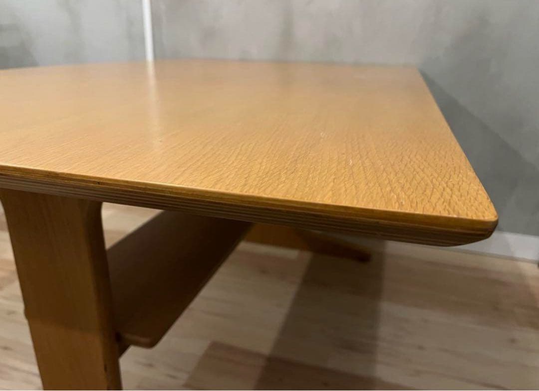 無印良品 リビングでもダイニングでもつかえるテーブル・４・オーク材
