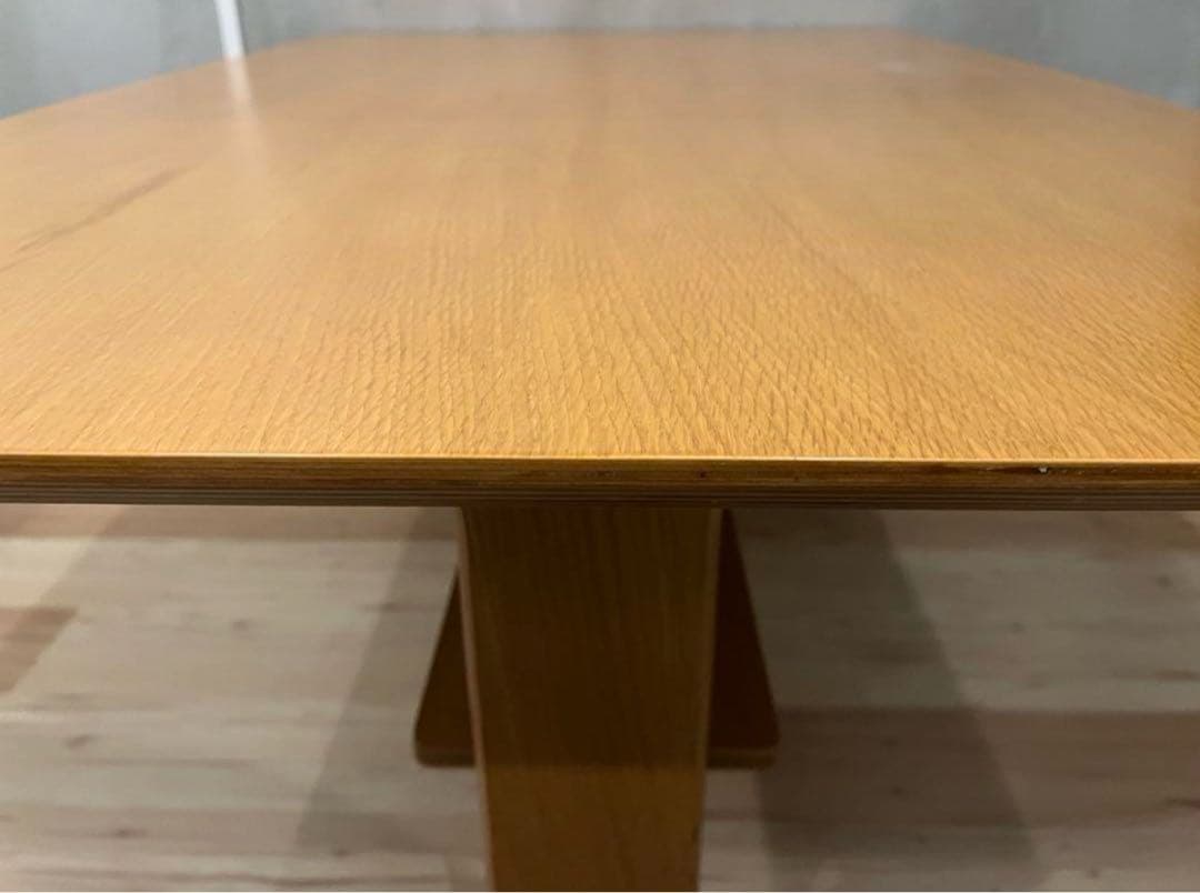 無印良品 リビングでもダイニングでもつかえるテーブル・４・オーク材