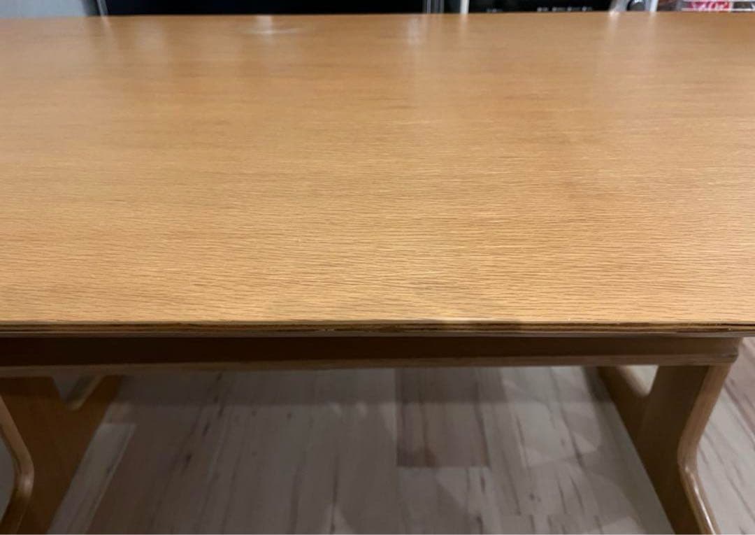 無印良品 リビングでもダイニングでもつかえるテーブル・４・オーク材