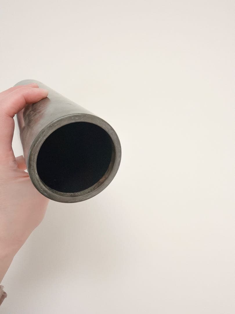 銅製花瓶　花瓶　丸寸胴