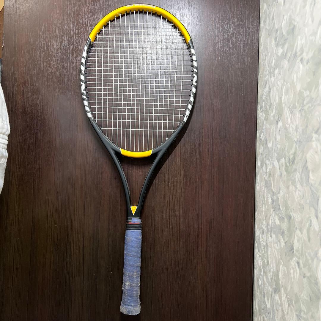 DUNLOP 200G　テニスラケット 黒/黄色