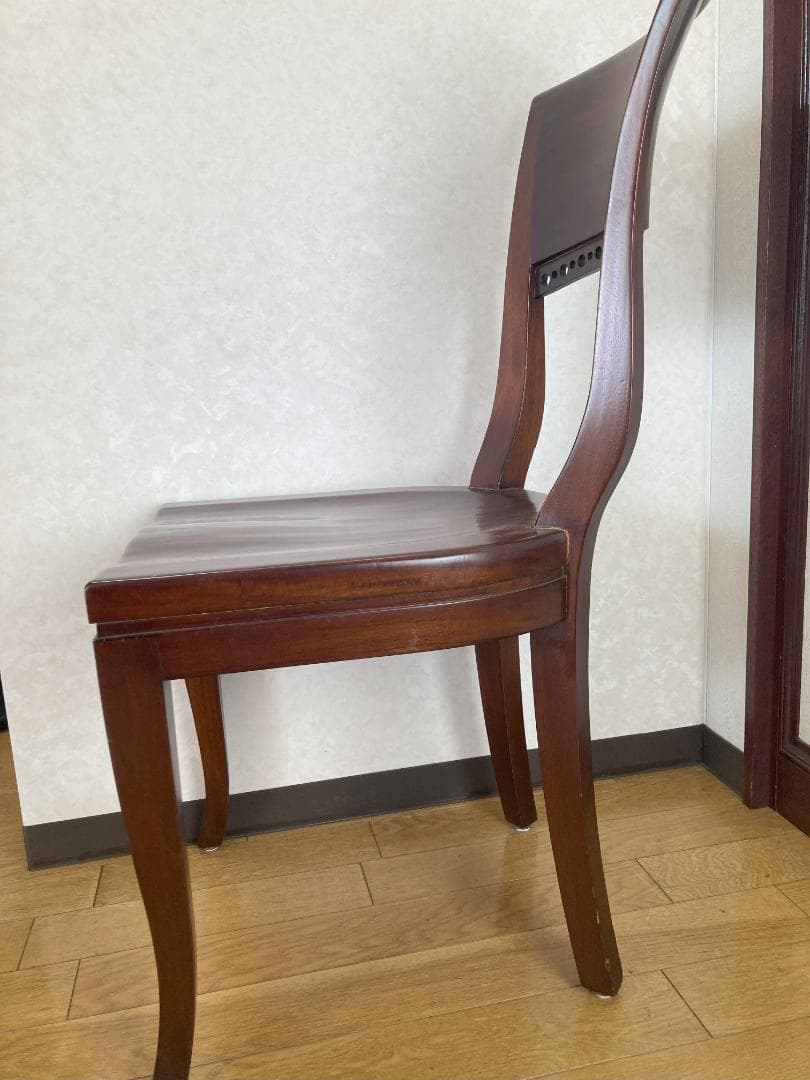 クラシック木製チェア ダークブラウン