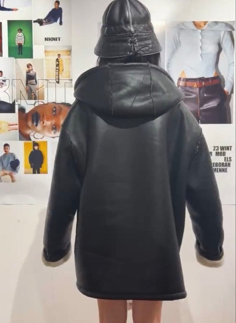 NKNIT ★ Vegan Mouton Hooded Zip Jacket