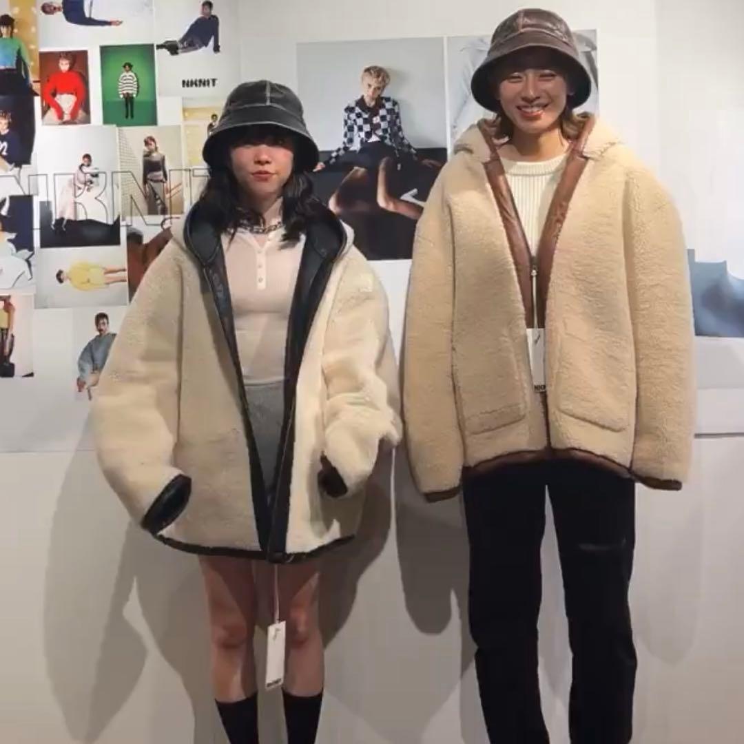 NKNIT ★ Vegan Mouton Hooded Zip Jacket