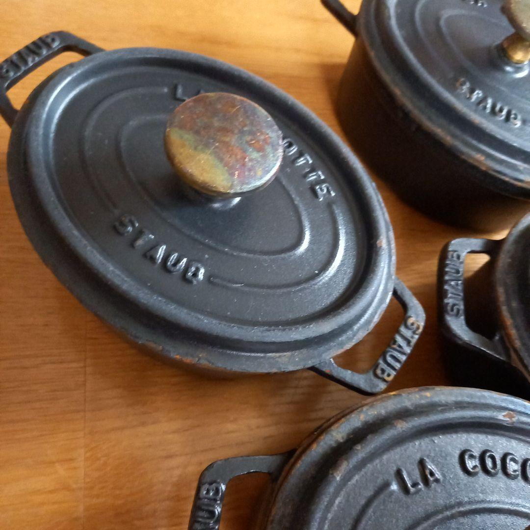 う*o様 STAUB LA COCOTTE 鋳鉄製オーバル鍋　4個セット