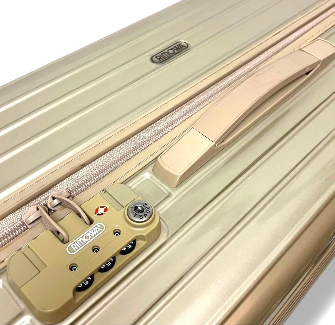 美品 RIMOWA リモワ ユナイテッドアローズ104L ハニーゴールド XL