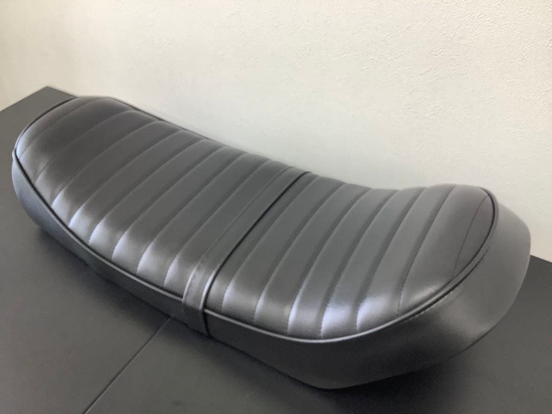 KH250 KH400 シート レザー 黒 バナナシート サーフシートKH SS