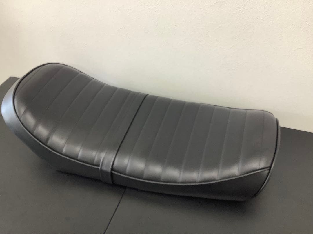 KH250 KH400 シート レザー 黒 バナナシート サーフシートKH SS