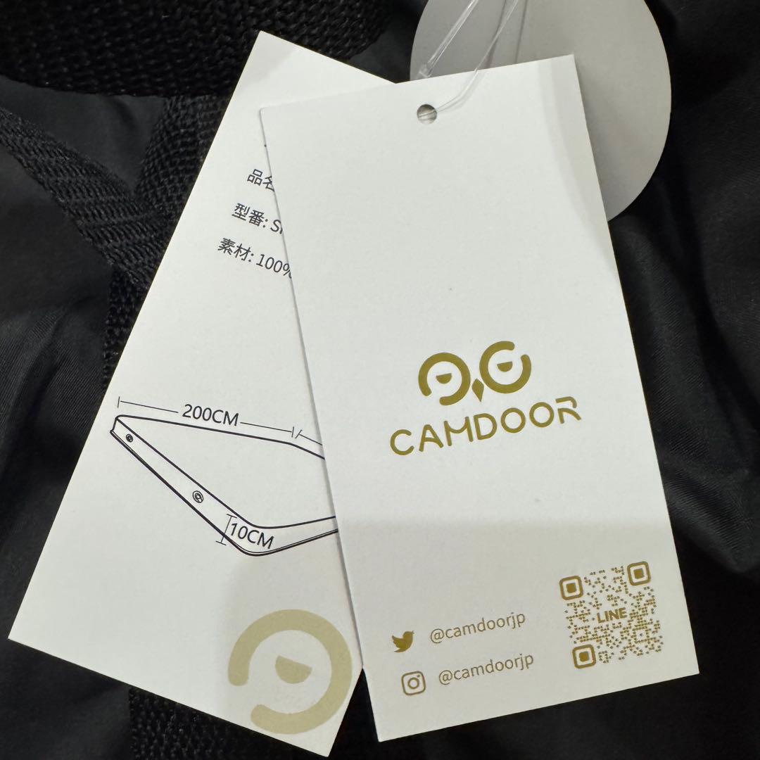 未使用 CAMDOOR インフレーターマット DX 厚手10cm ダブル 黒
