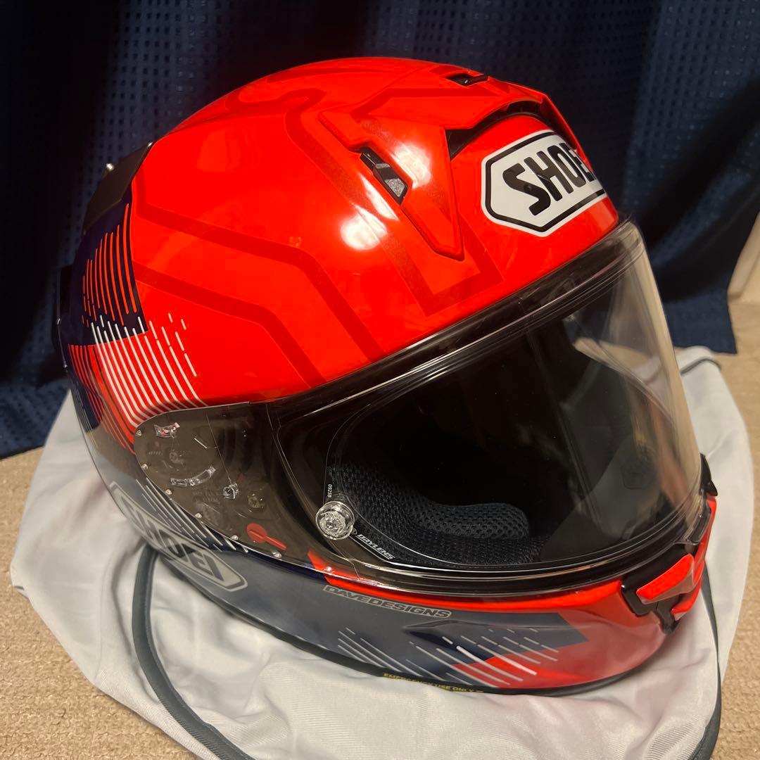SHOEI マルケス8 レッド/ブルー 開封してしまいましたがほぼ未使用です！
