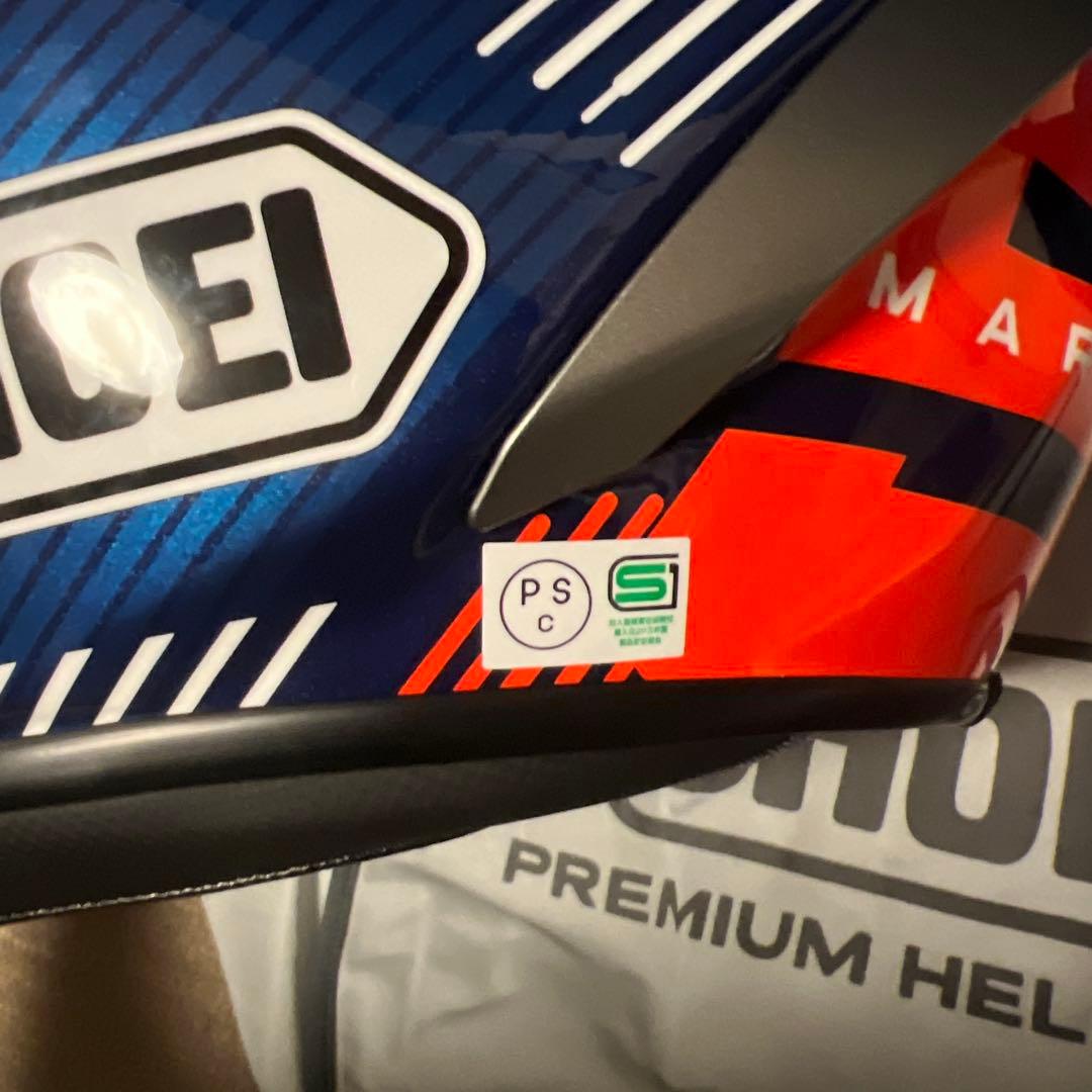 SHOEI マルケス8 レッド/ブルー 開封してしまいましたがほぼ未使用です！