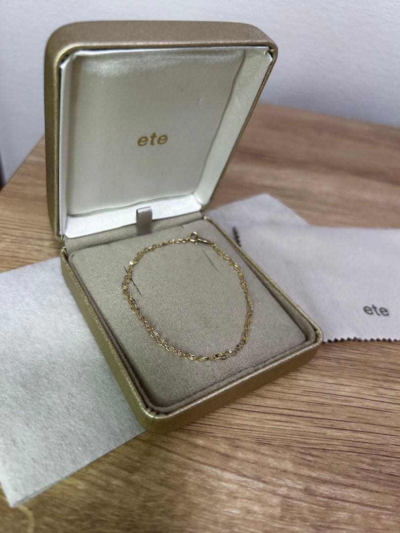 ete K10 レイヤード ブレスレット
