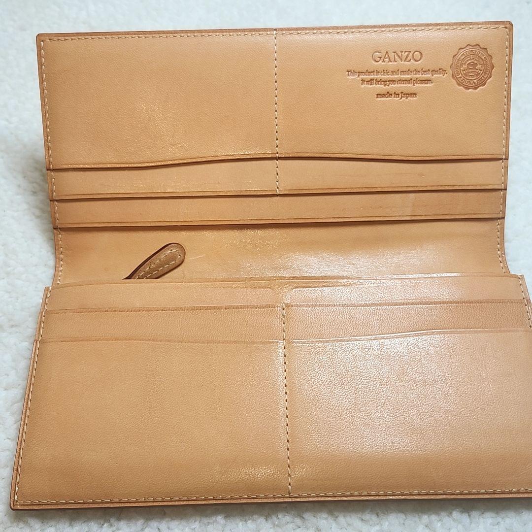 GANZO ガンゾ　コードバン　長財布　ダークネイビー　美品