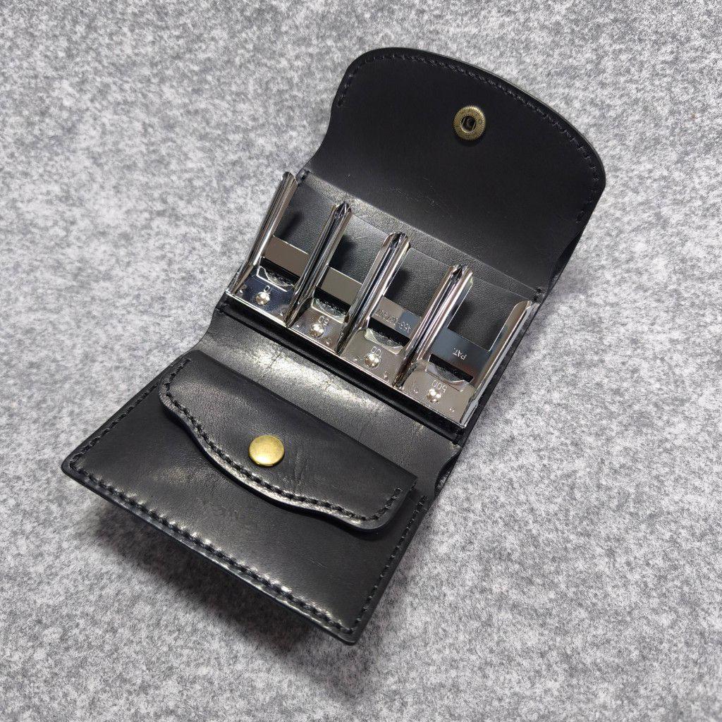 (名入れ可・色変更可)キャッチャー　財布　ハンドメイド　レザー　クラフト