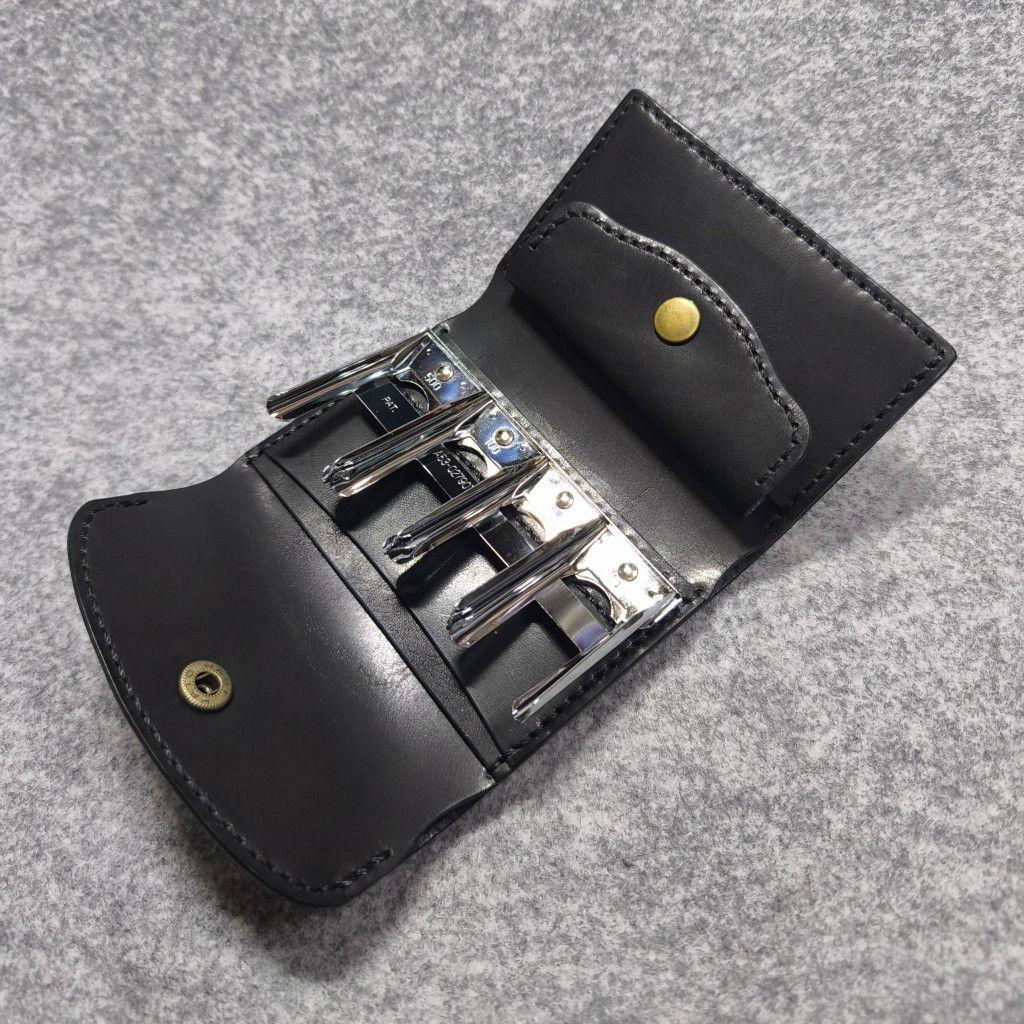 (名入れ可・色変更可)キャッチャー　財布　ハンドメイド　レザー　クラフト