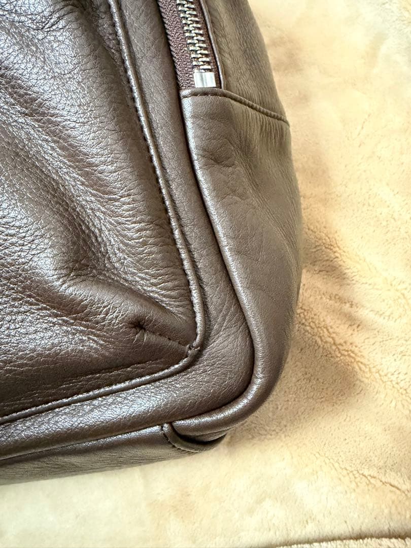 【ch!iii】 LEATHERバックパック　ブラウン