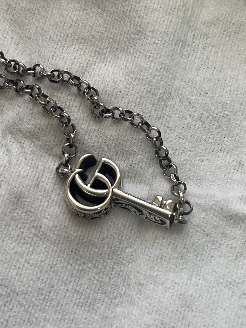 最終値下げ↓★新品★GUCCI★ダブルGブレスレット★鍵モチーフ