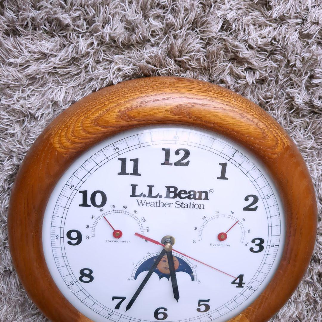 L.L. Bean エルエルビーン 壁掛け時計 weather station