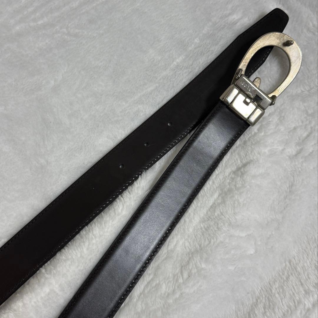 GUCCI★ベルト★レザー★黒/茶色系★美品