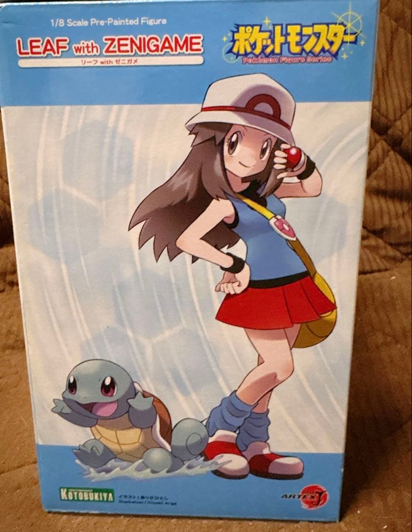 未開封品 ポケモン LEAF with ZENIGAME フィギュア 色紙