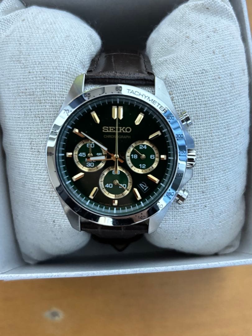 SEIKO CHRONOGRAPH QUARTZ 腕時計 メンズ SBTR017