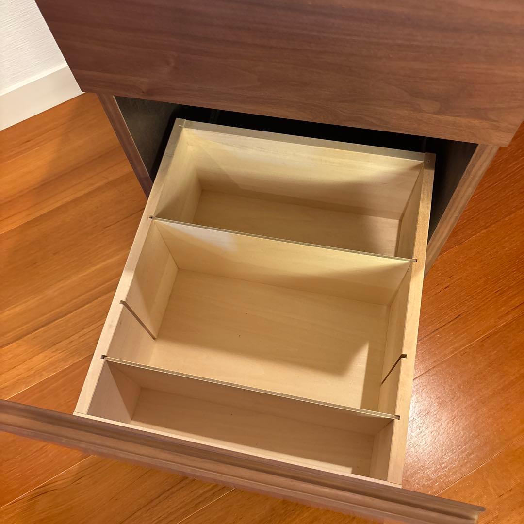 カリモク　ボナシェルタ デスクワゴン 奥行60cm用ST0057 ウォールナット