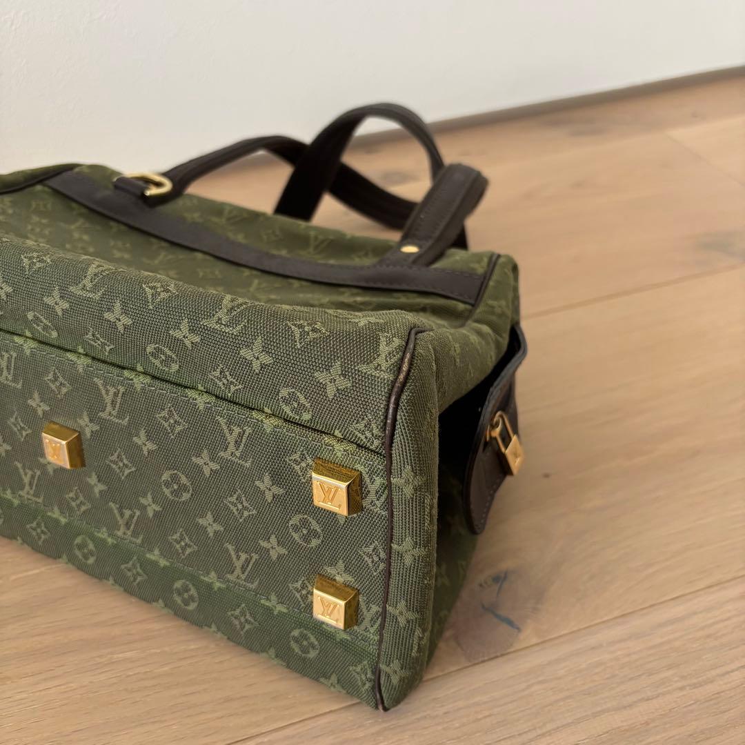 最終価格　ルイヴィトン ジョセフィーヌ　モノグラム　ボストンバッグ　グリーン